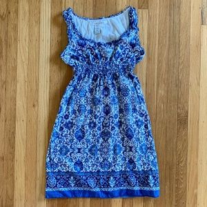 Max Studio Indian floral cotton dress, size Medium